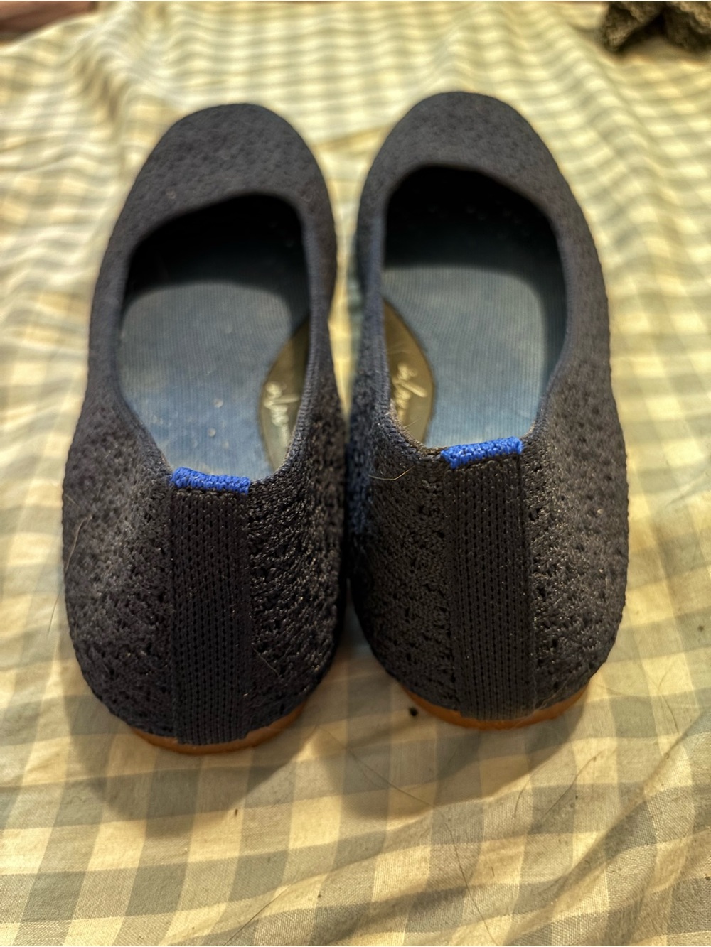 Rothy's Square Toe Ballet Flats - Navy - Picture 3 of 7